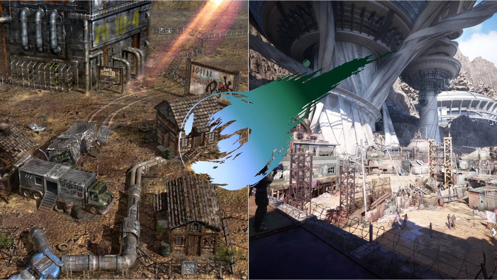 Final Fantasy 7 Corel Comparison