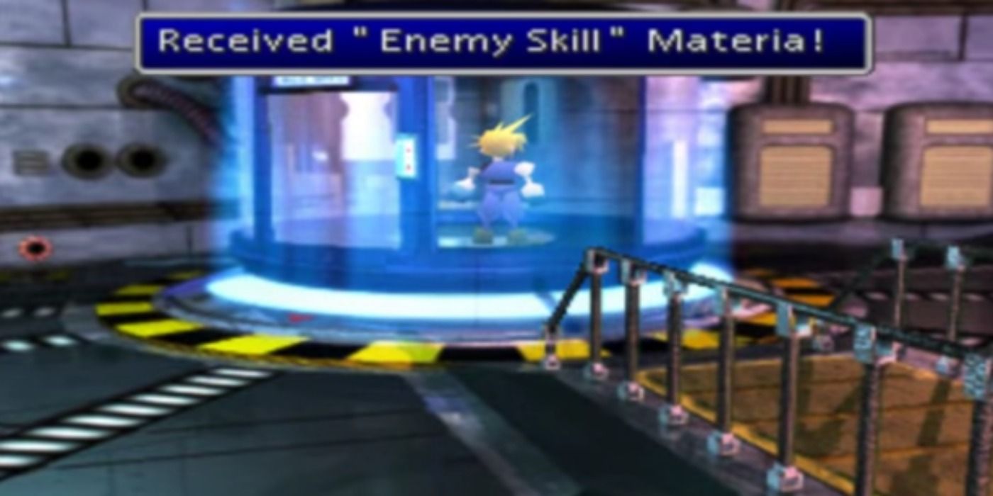 Final Fantasy 7 Enemy Skill Materia in the Shinra Building