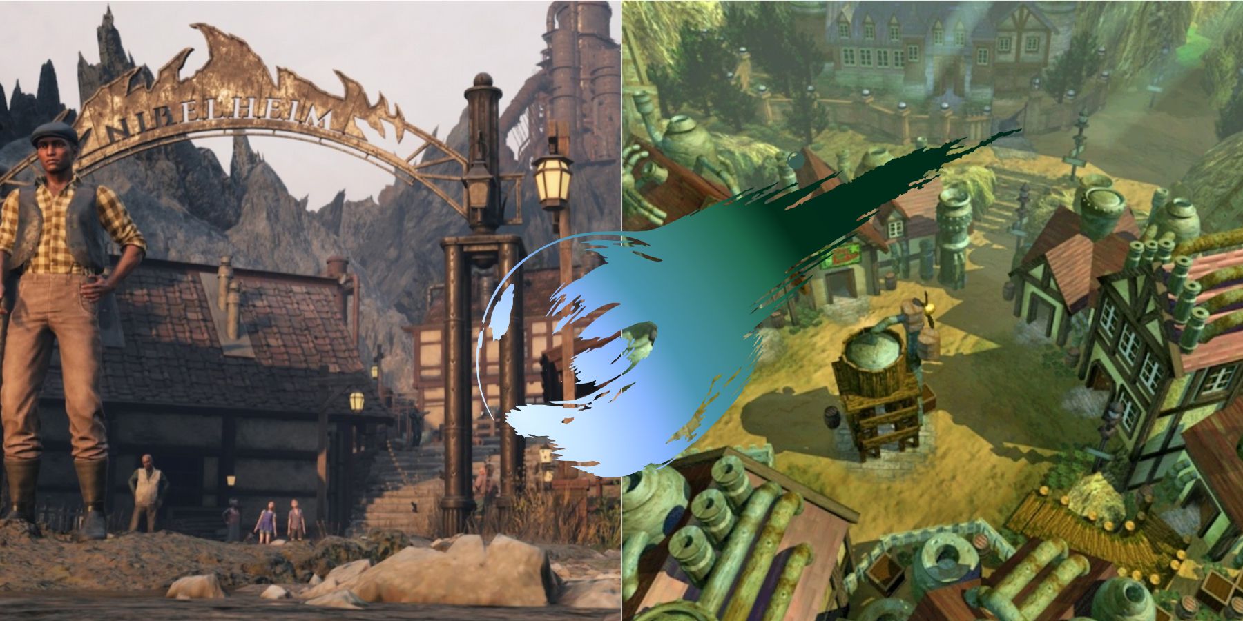 Final Fantasy 7 Nibelheim Comparison