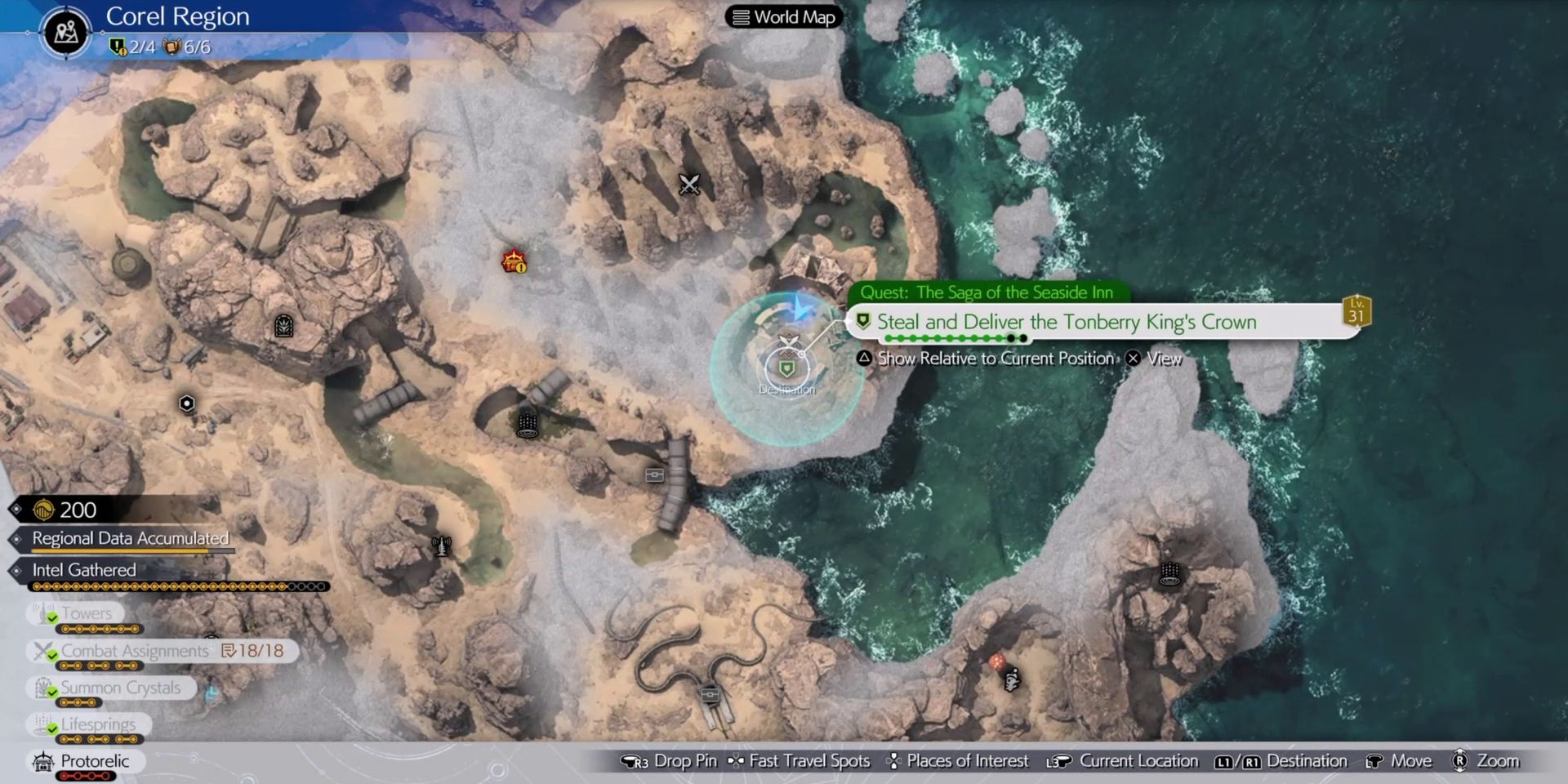 final-fantasy-7-rebirth-saga-at-the-seaside-inn-tonberry-king-location - How to Steal the Tonberry King's Crown in Final Fantasy 7 Rebirth