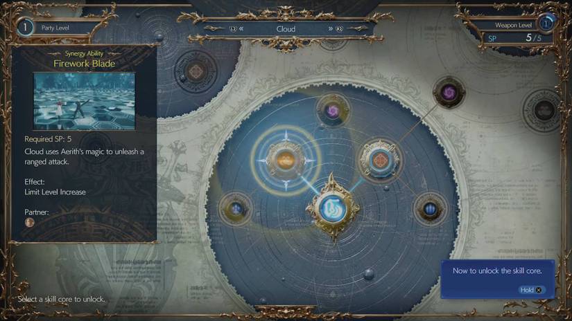 Final Fantasy 7 Rebirth_Cloud Folio_Firework Blade