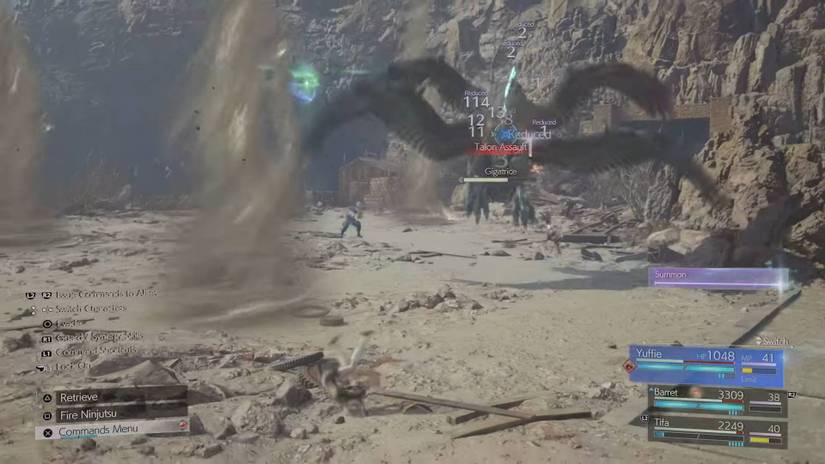 Final Fantasy 7 Rebirth_FF7 Rebirth_Gigatrice_Talon Assault