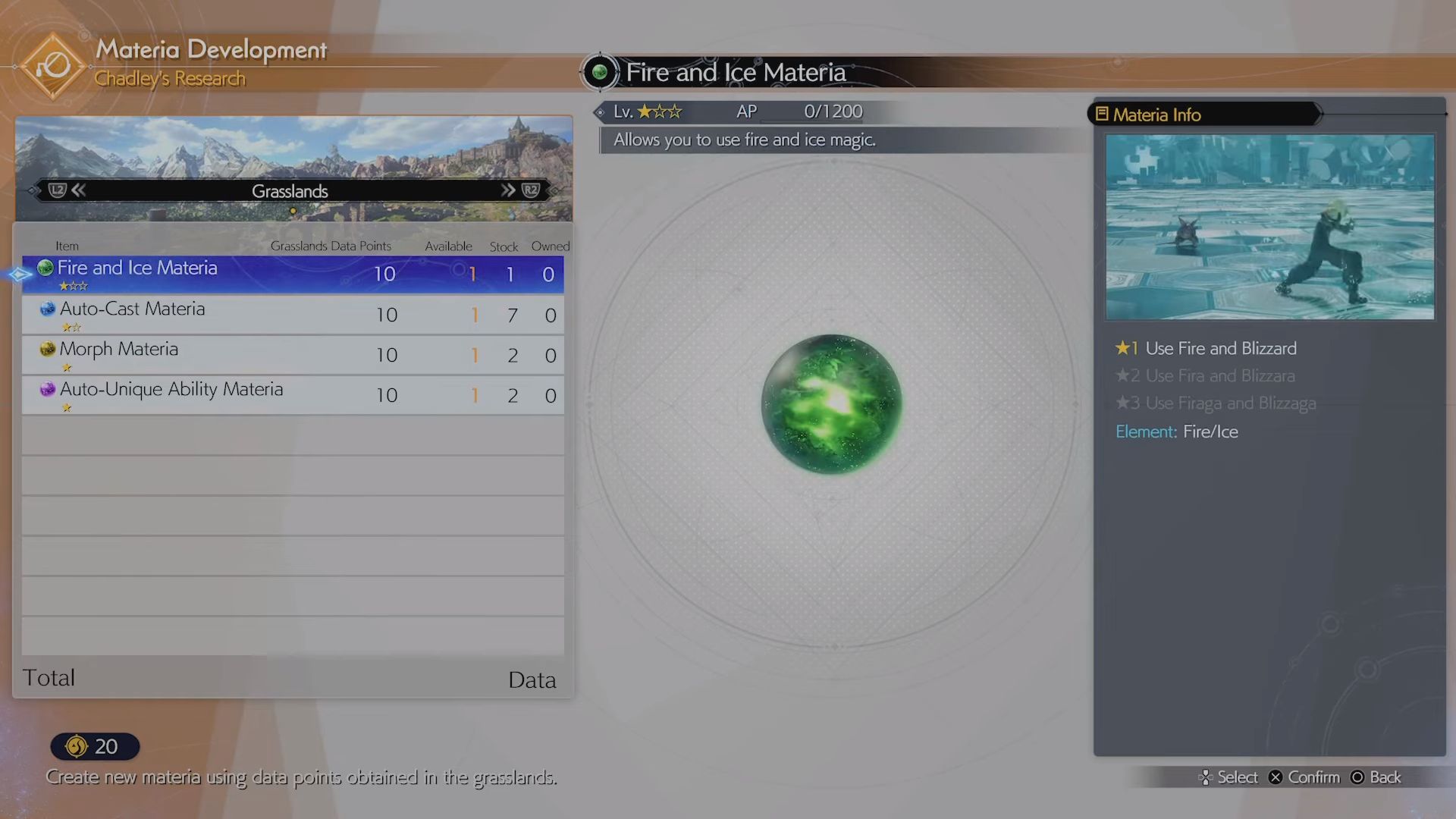 Final Fantasy 7 Rebirth_Materia Development