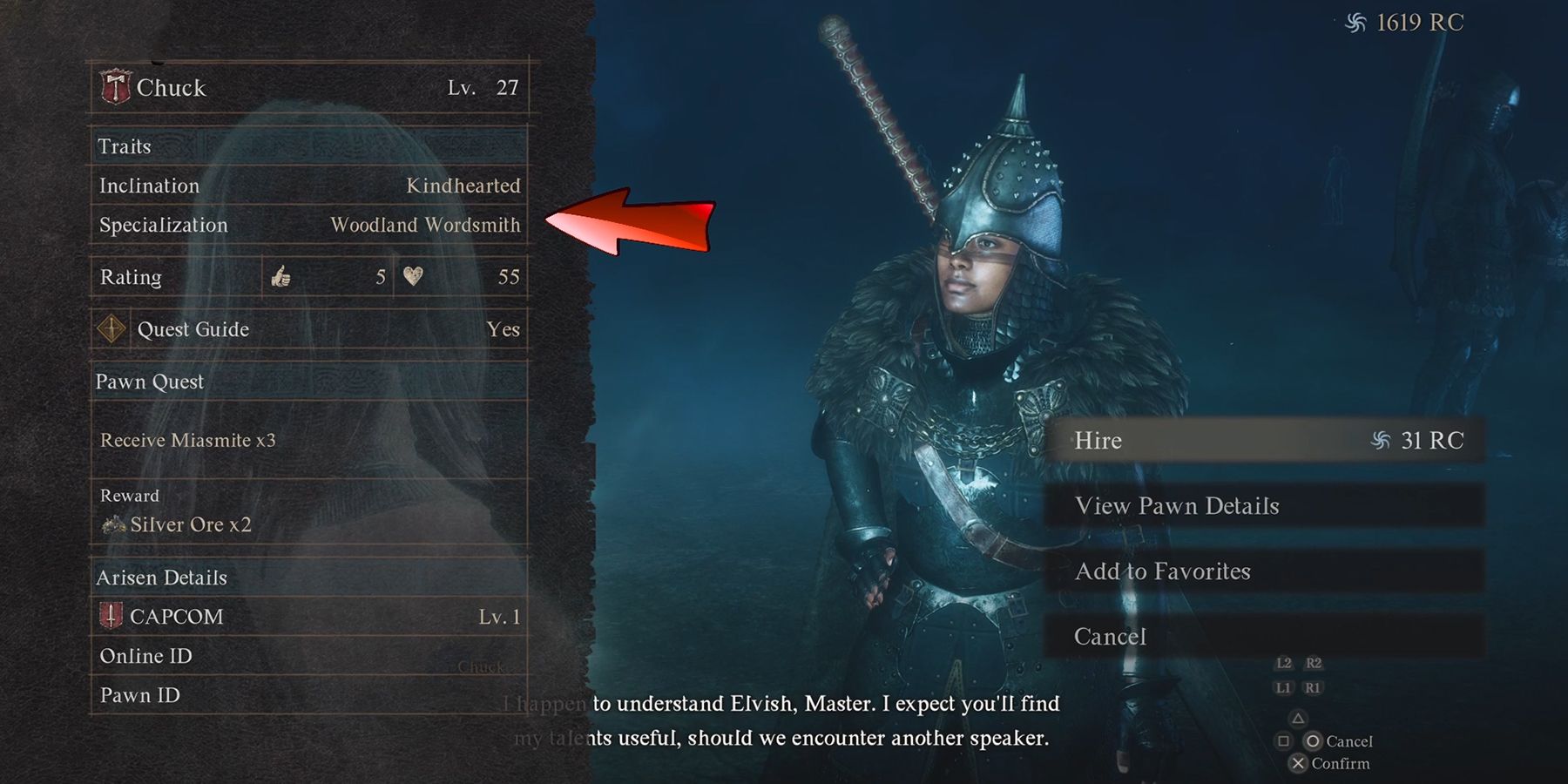 find a pawn with a specialization in the riftstone in dragons dogma 2