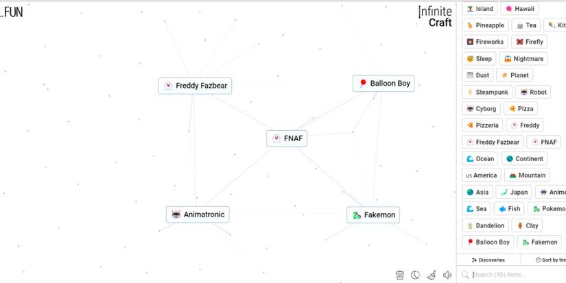 fnaf characters  infinite craft