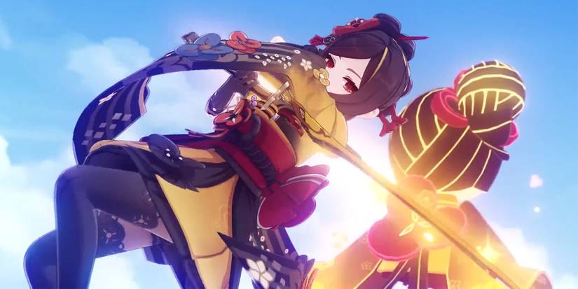 focusing on chiori normal atk dps in genshin impact