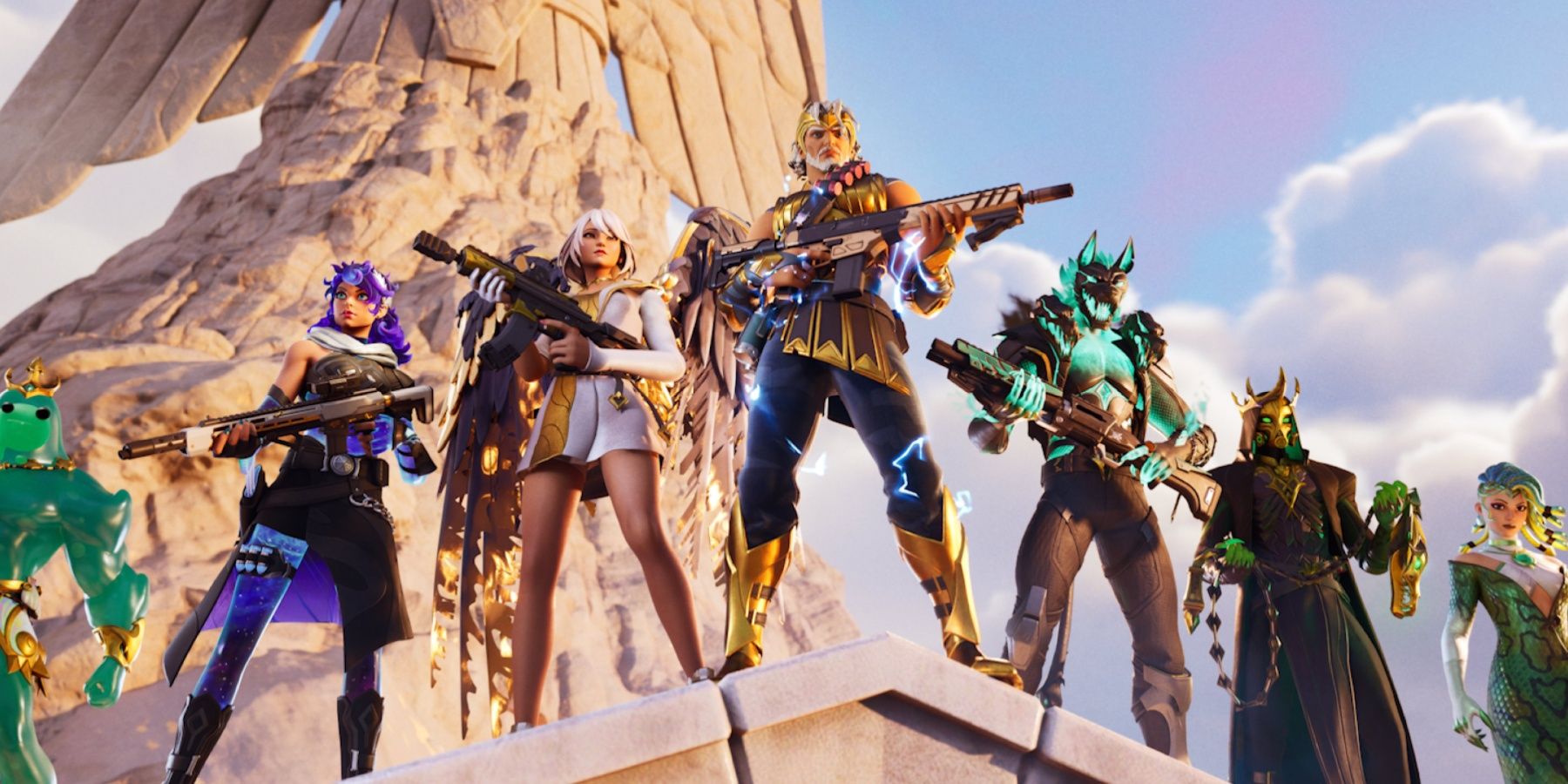 battle pass skins in the myths & mortals pass