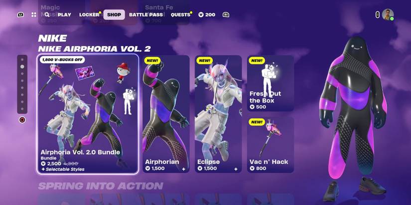 fortnite nike airphoria bundle