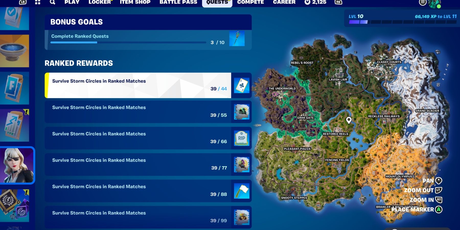 chapter 5 season 2 ranked quests in fortnite