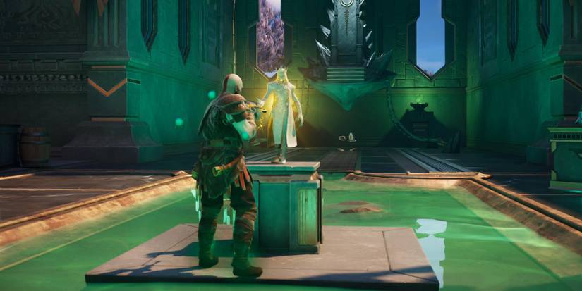 kratos at the underworld with hades' altar