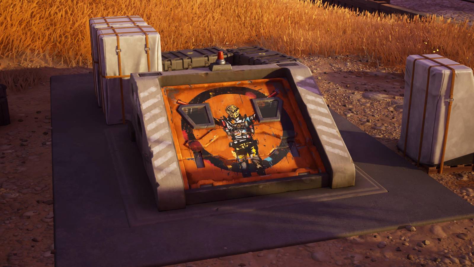 locked weapon bunker