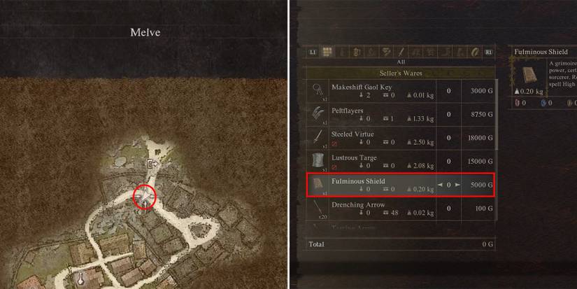 fulminous shield grimoire location in dragons dogma