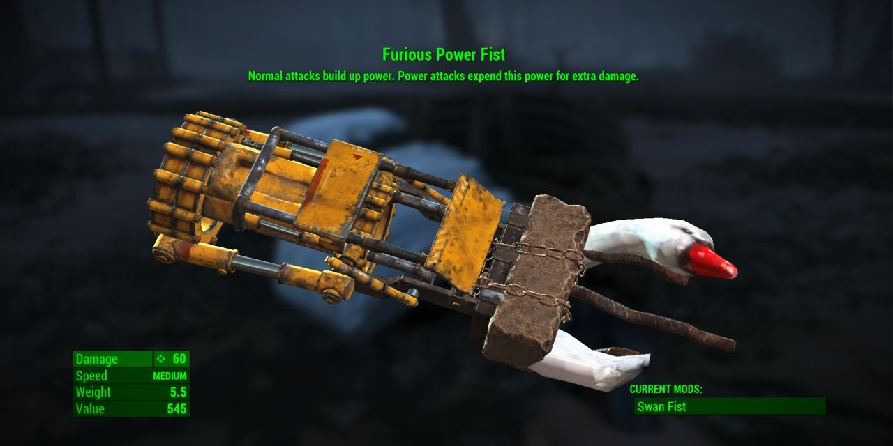 Furious Power Fist from Fallout 4
