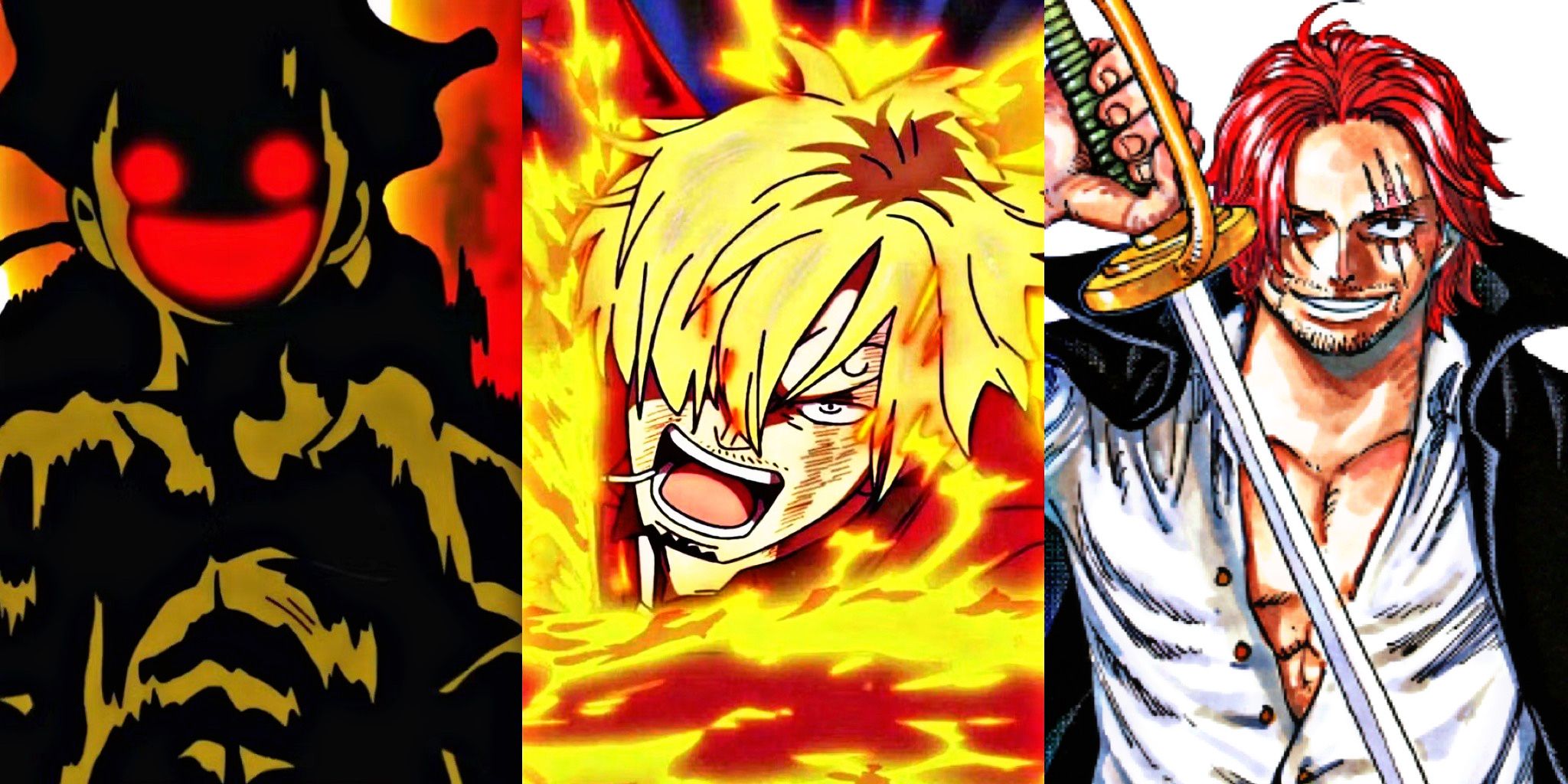 gear 5 luffy and shanks sanji yonko level one piece