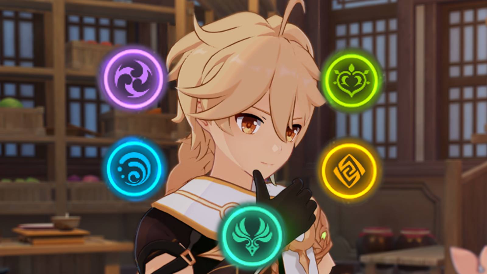 Genshin Impact Traveler Aether Lumine Elemental Resonance