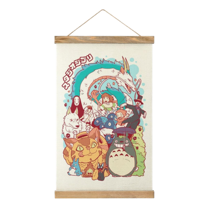 Ghibli Hanging Poster 