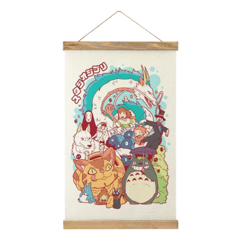 Ghibli Hanging Poster 