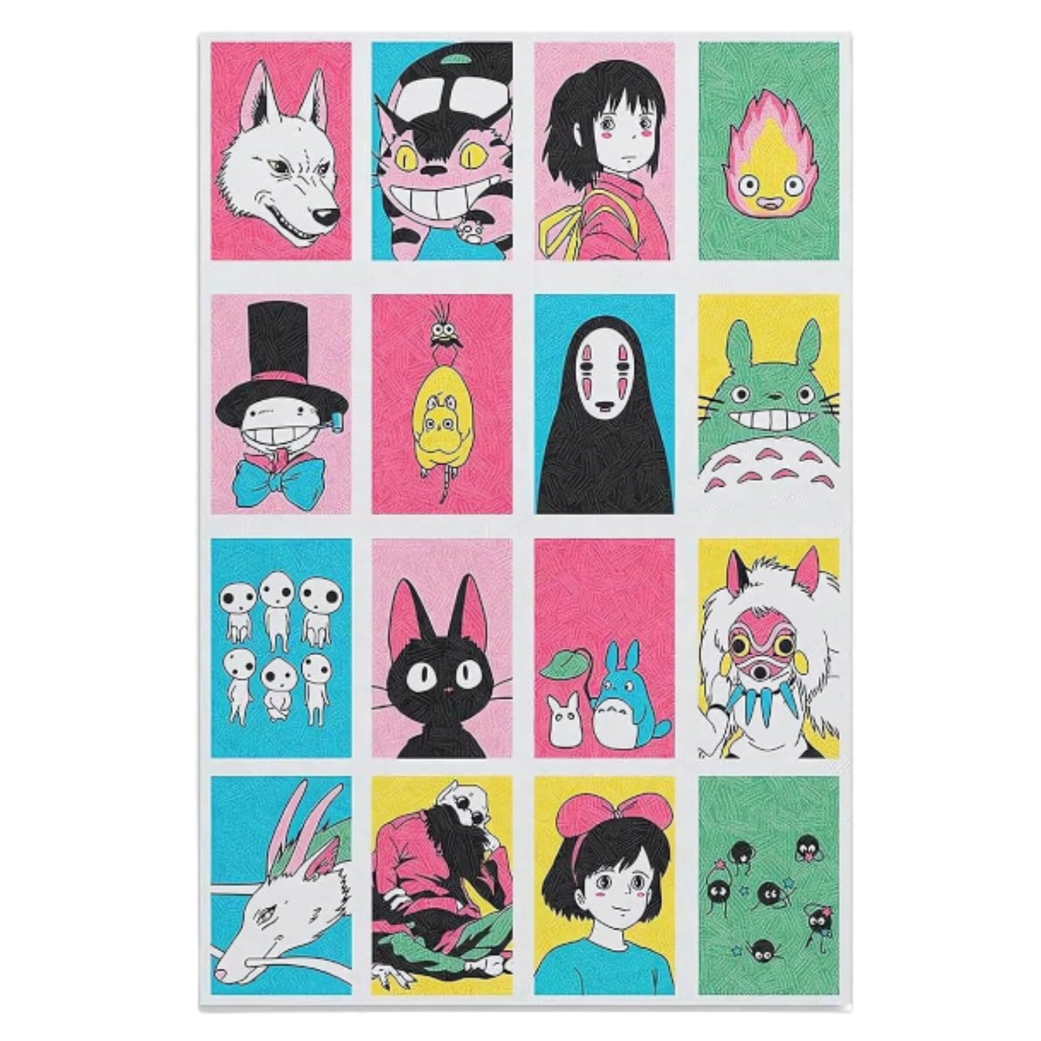 Ghibli Pop Art Poster 