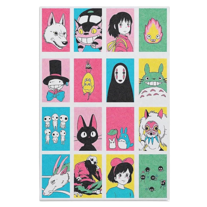 Ghibli Pop Art Poster 