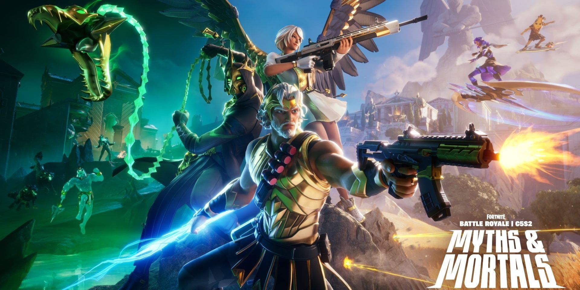 fortnite battle royale myths & mortals key art