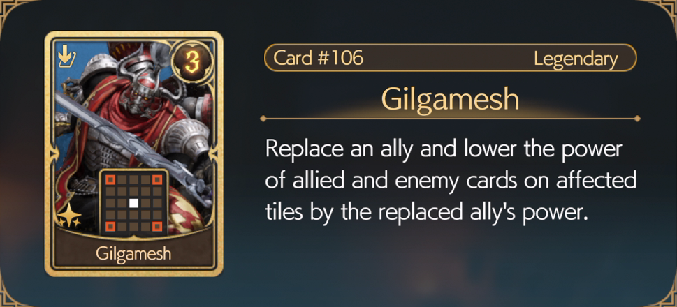 Gilgamesh QB Card in Final Fantasy 7 Rebirth