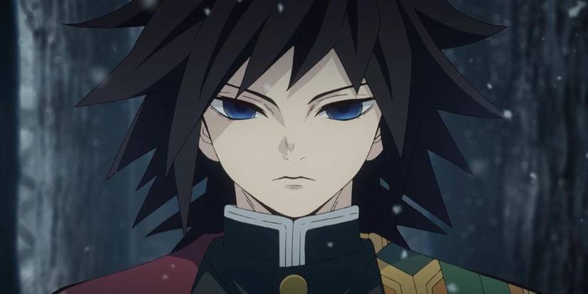 Giyu Tomioka meets Tanjiro Kamado.