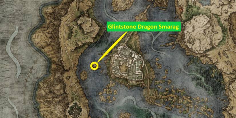 Elden Ring Glintstone Dragon Smarag