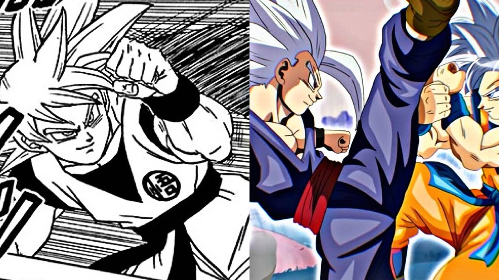 Gohan fights goku and broly dragon ball super 103