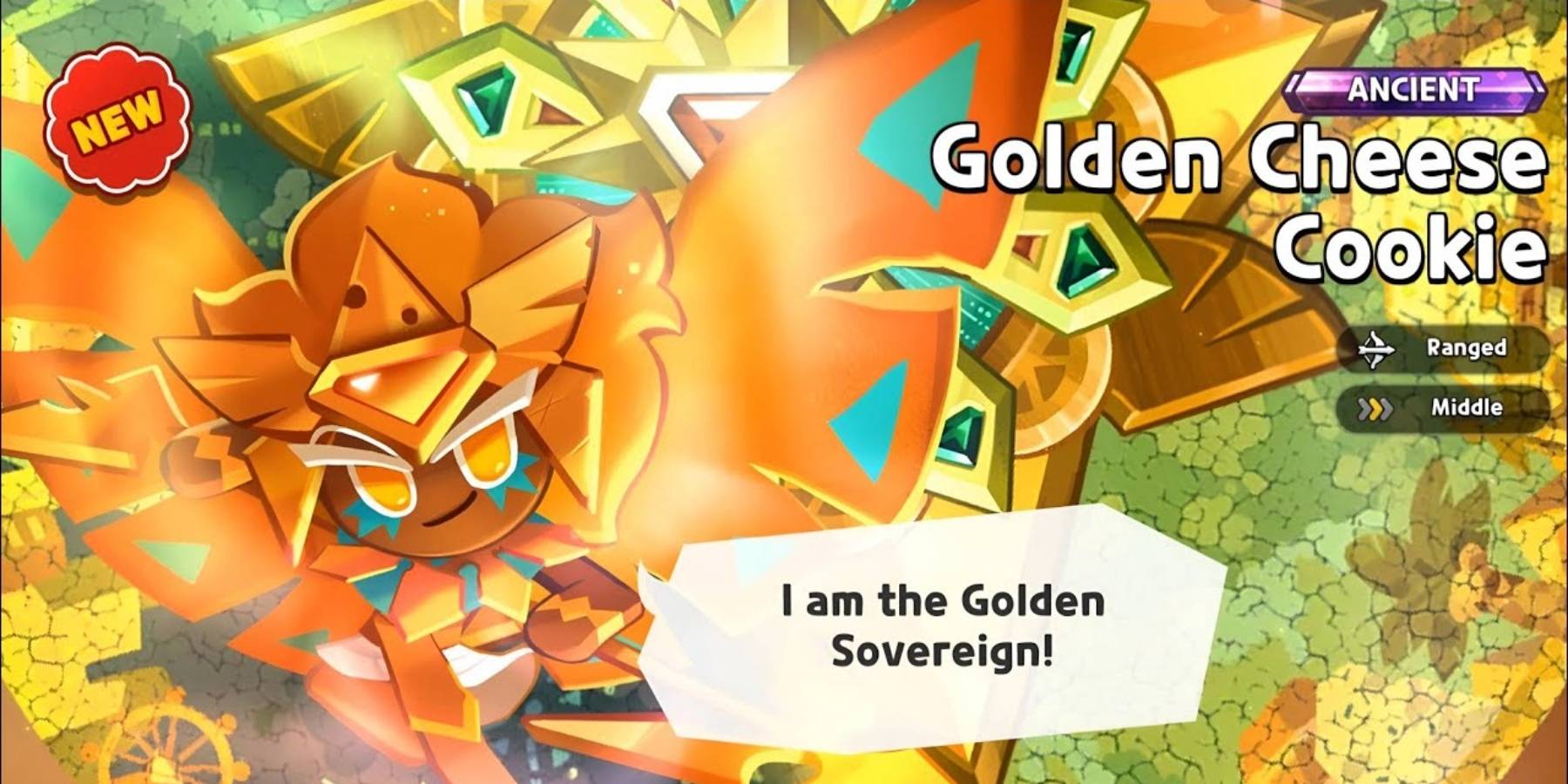 Cookie run kingdom golden cheese cookie