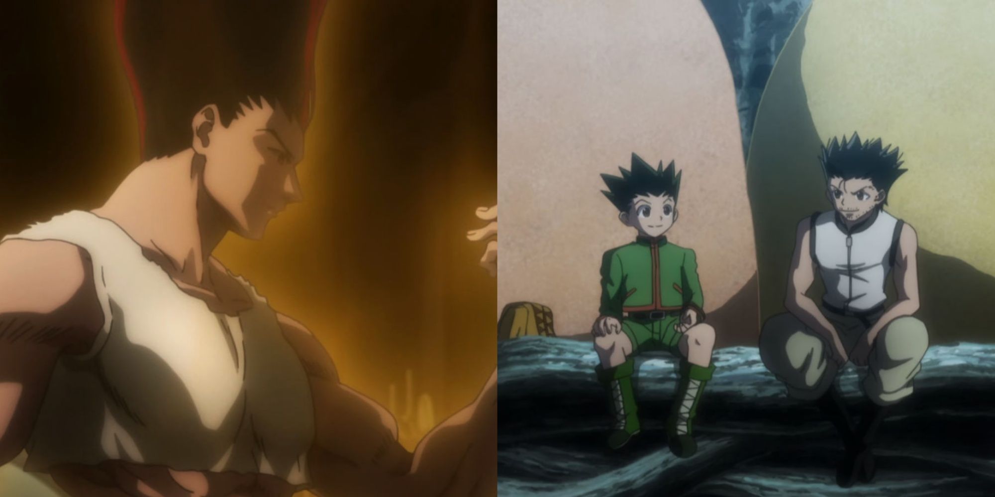 Gon's Transformation, Gon, and Ging in Hunter x Hunter