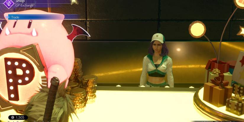 GP Exchange Vendor in Gold Saucer in Final Fantasy 7 Rebirth
