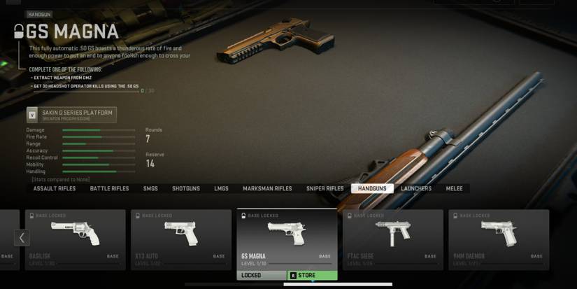 GS Magna Handgun Call of Duty Warzone Mobile Ranked