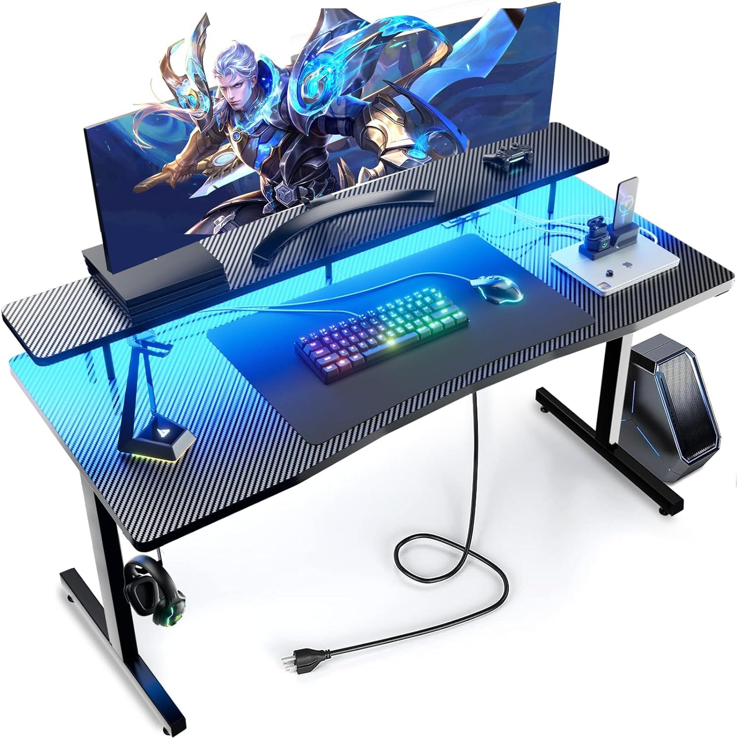 GTRACING 55 Inch Gaming Desk