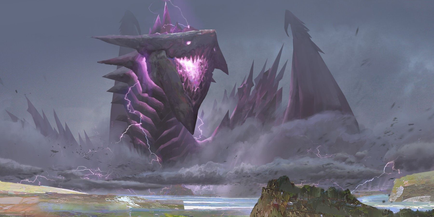 kralkatorrik the crystal dragon from guild wars 2