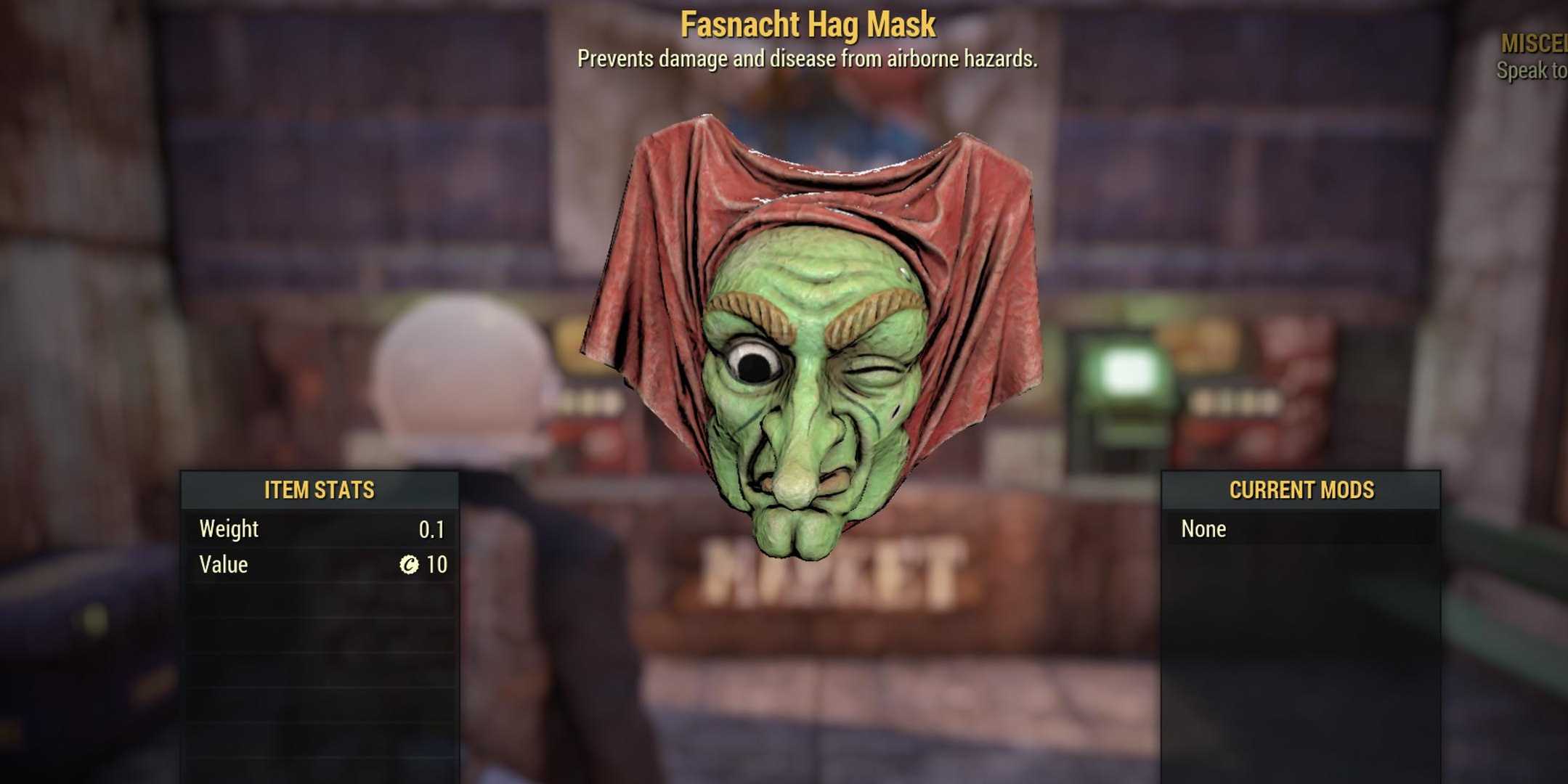 Fallout76 Mask Raven Mask Fallout 76