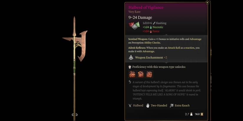 Halberd of vigilance
