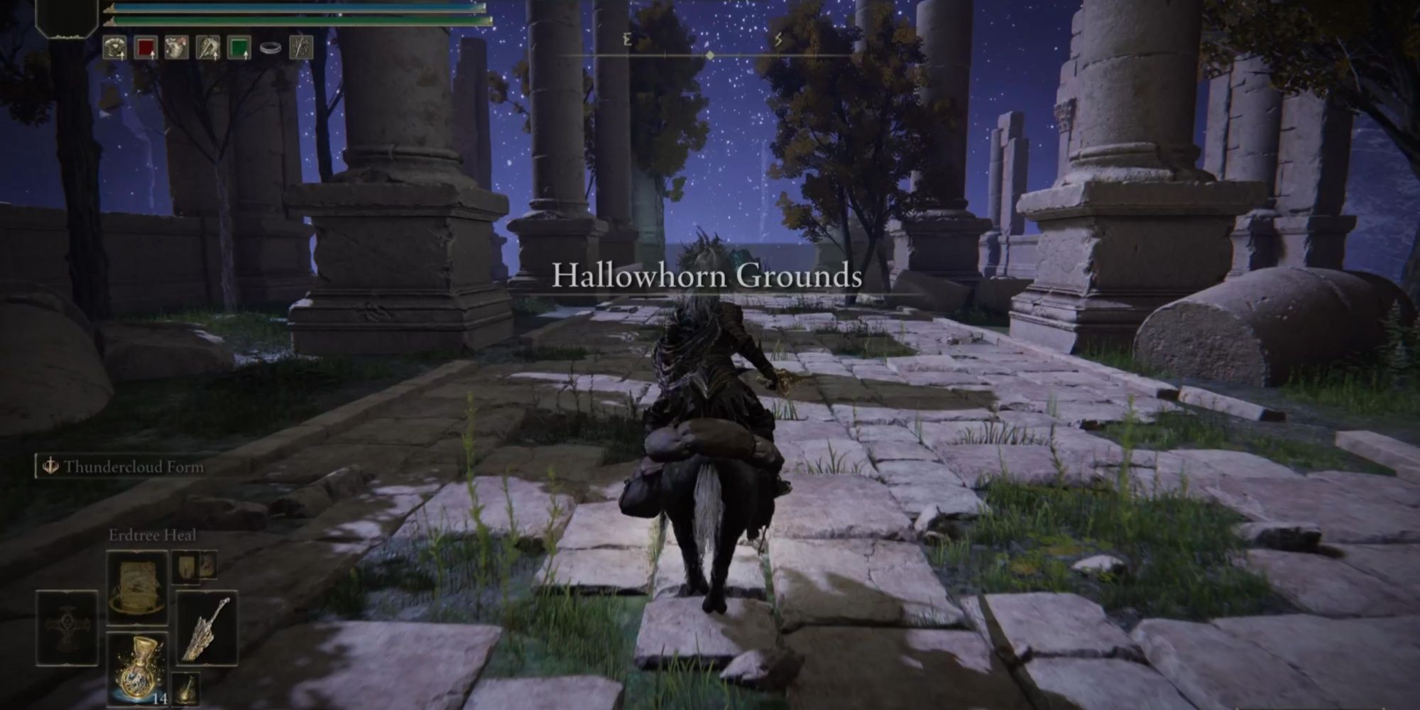 Hallowhorn Grounds in Elden Ring - <img src=