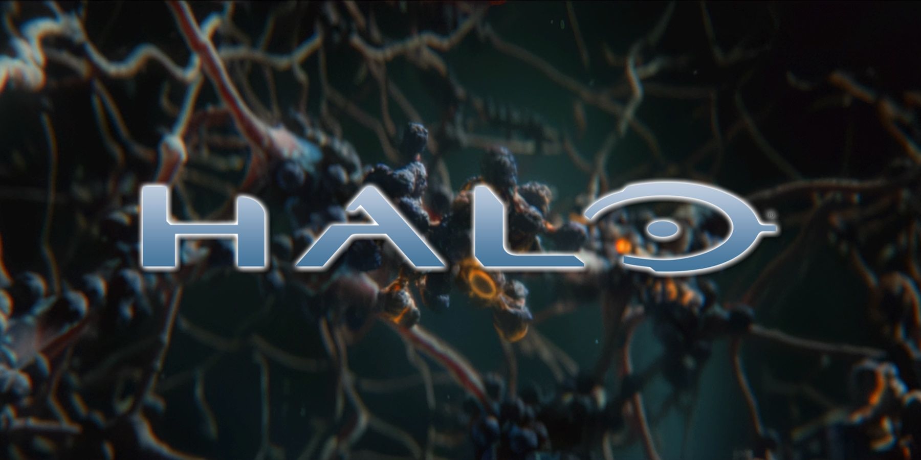 Halo logo over Flood DNA from show