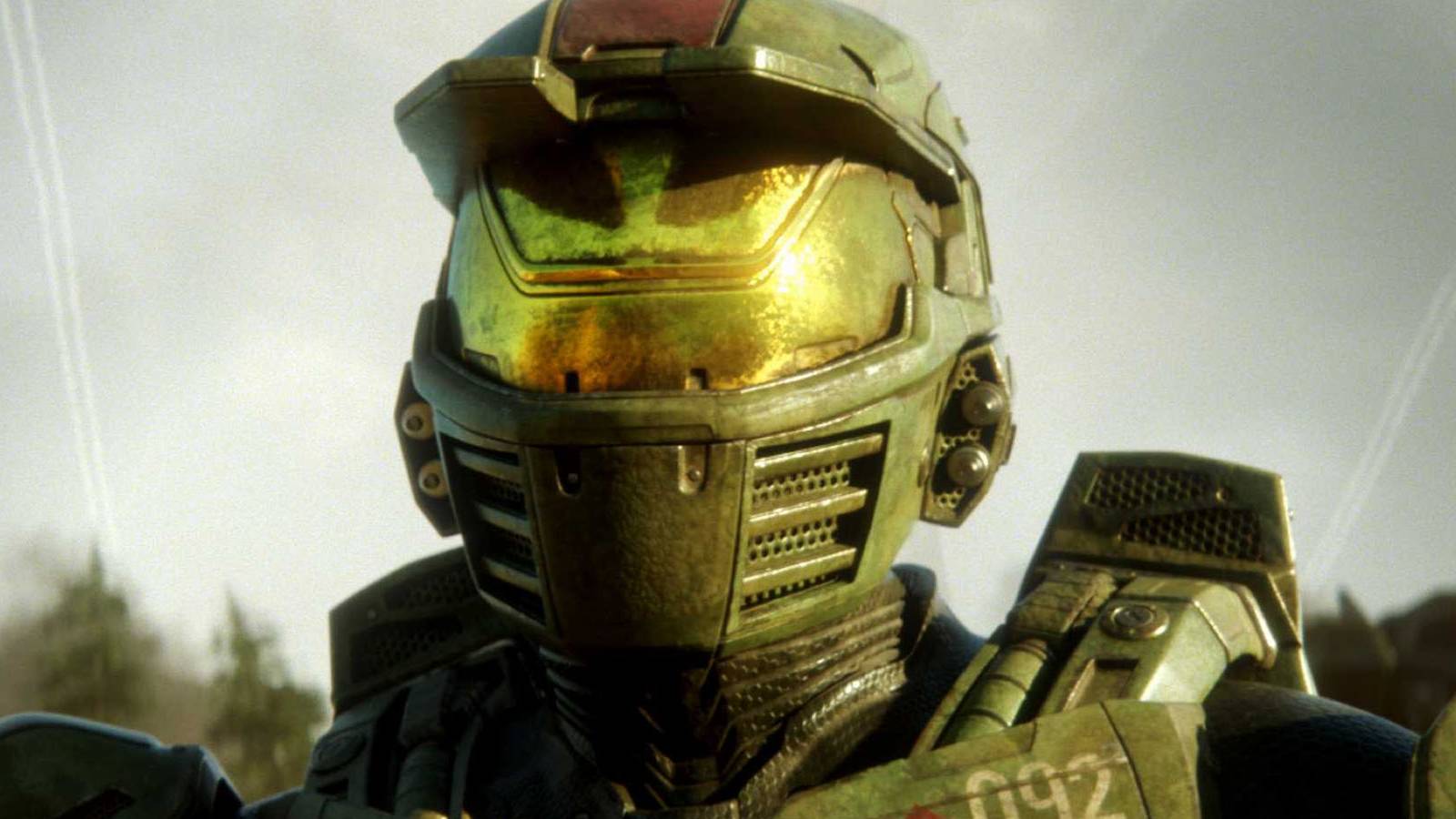 A screenshot of Jerome from Halo Wars 2.