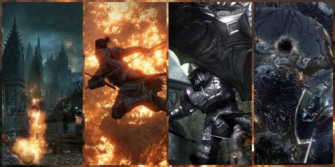 An image featuring a mixture of difficult games