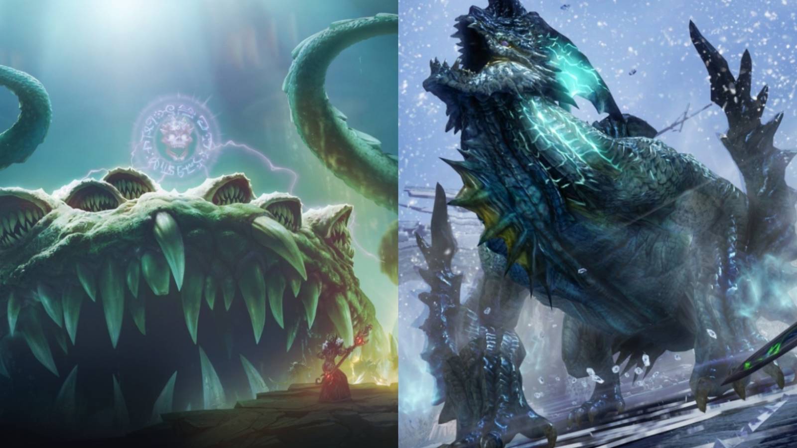 World of Warcraft and Lost Ark bosses fighting players