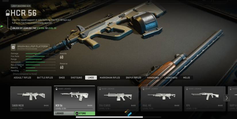 HCR 56 LMG Call Of Duty Warzone Mobile