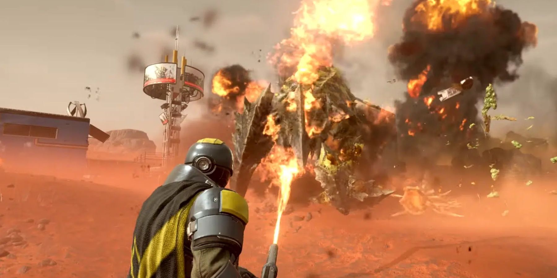 Helldivers 2 Flamethrower