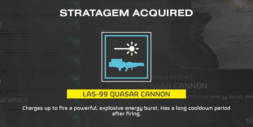 Helldivers 2 - Quasar Cannon Acquired