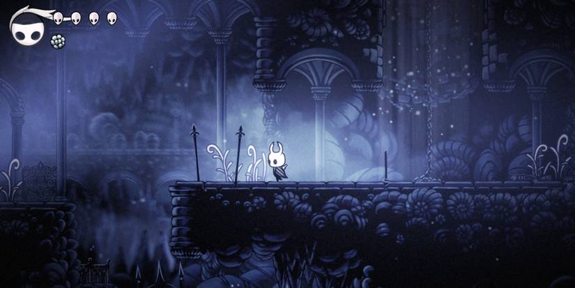 Knight roaming an empty street