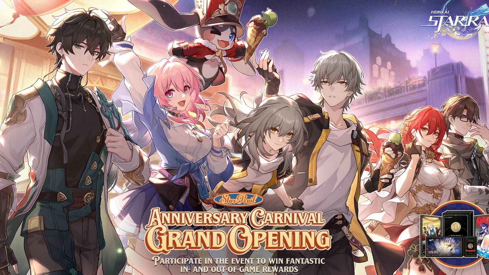 The key visual for Honkai: Star Rail's 