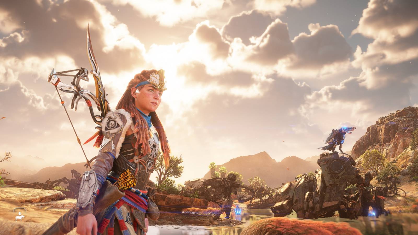 horizon forbidden west aloy sunlight