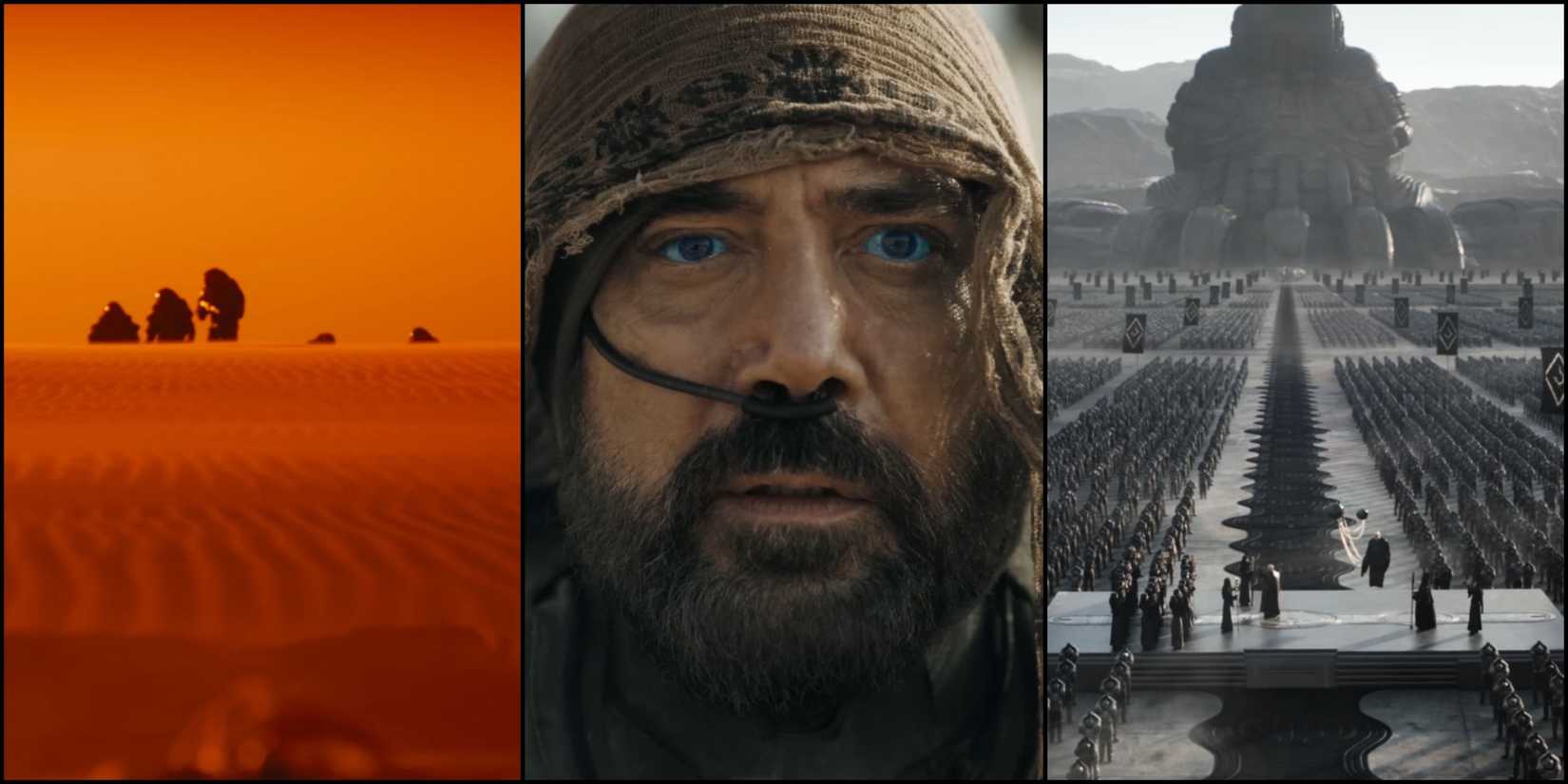 House Harkonnen, Stilgar, and the desert in Dune Part Two