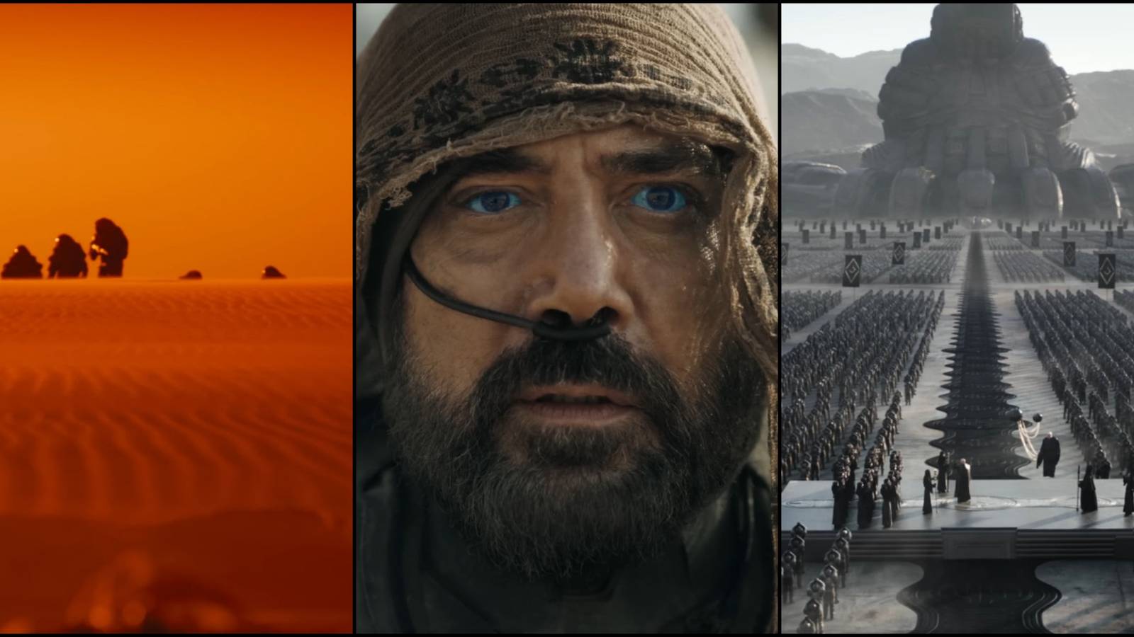 House Harkonnen, Stilgar, and the desert in Dune Part Two