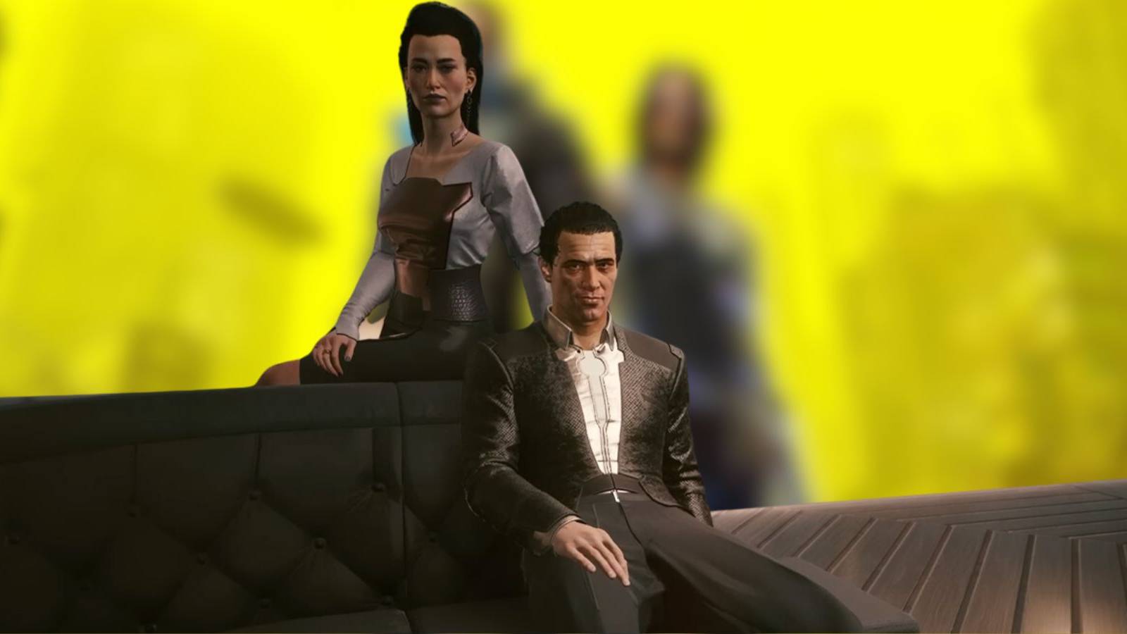 Elizabeth and Jefferson Peralez in Cyberpunk 2077